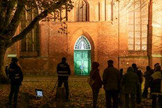 Stefan Kuchel an der Aegidienkirche