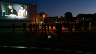 Kurzfilmtour an der Holstentor Gemeinschaftsschule am 18.05.2021.