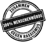 Logo 100% Menschenwürde